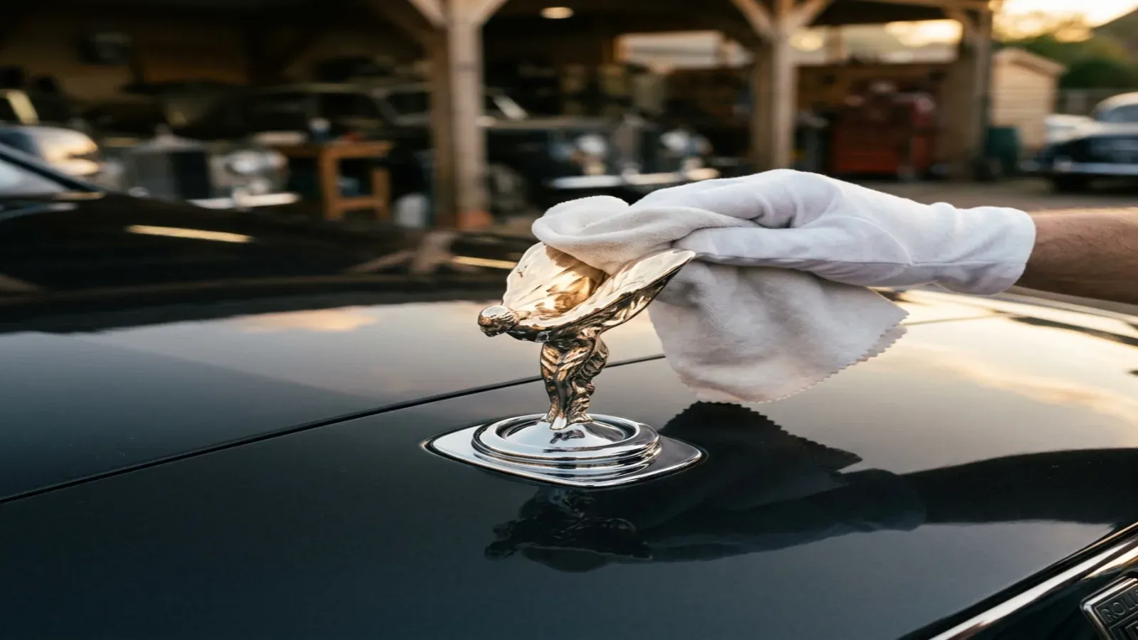 Bespoke wood veneer crafting and hand-stitched leather inside a Rolls-Royce cabin