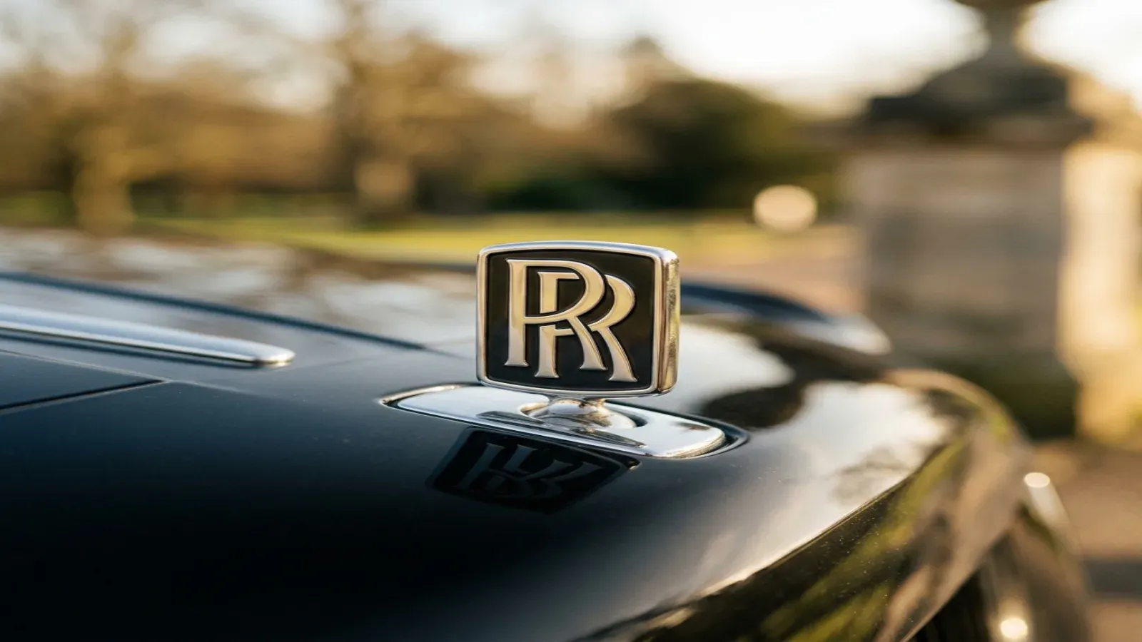 Rolls-Royce Ghost at the Goodwood headquarters, home of the marque's ownership and heritage.