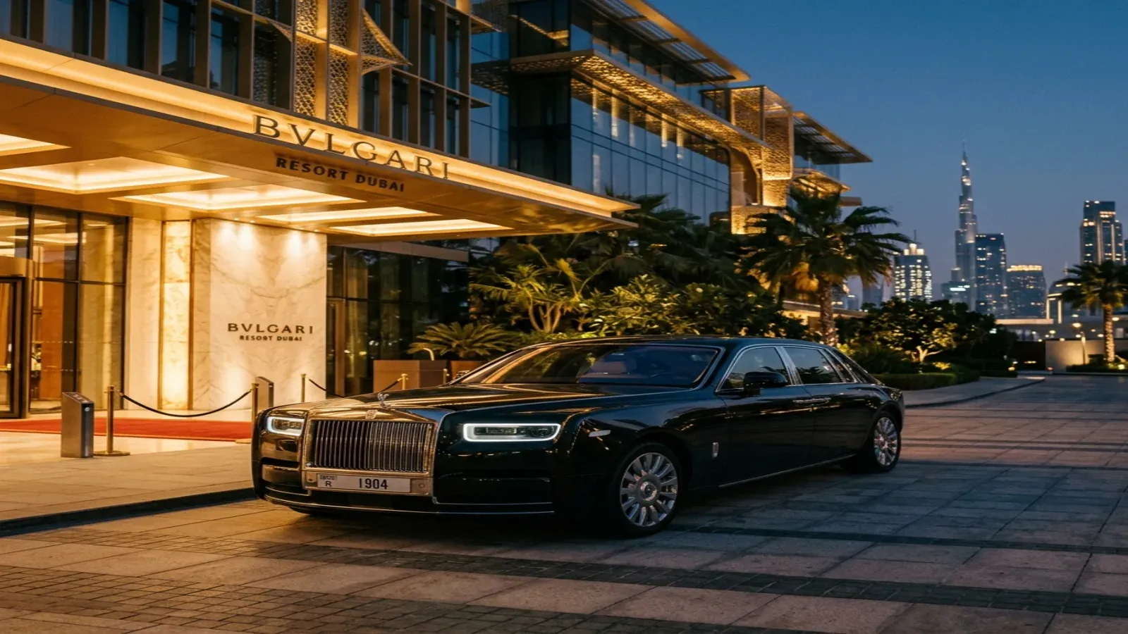 The Spirit of Ecstasy on a Rolls-Royce Phantom bonnet