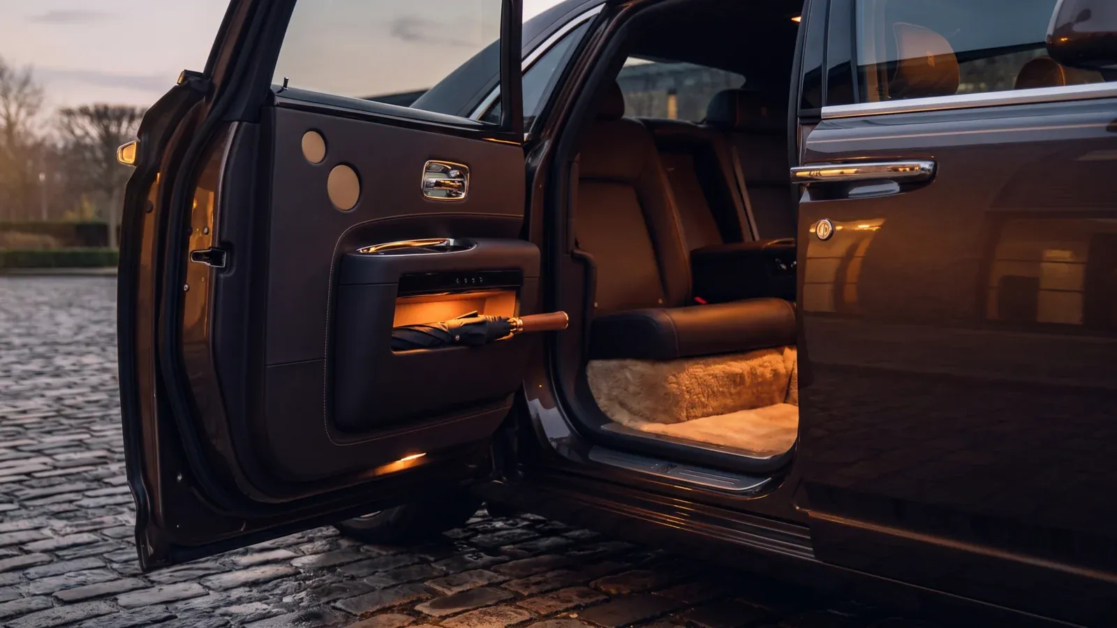Rolls-Royce bespoke interior woodwork being crafted by hand